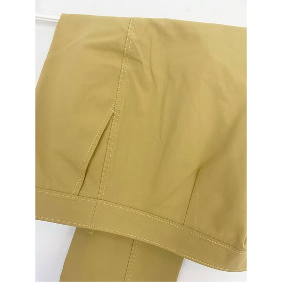 Lafayette 148 New York Mustard Yellow Pants Sz  4 Manhattan Style - Picture 2 of 4